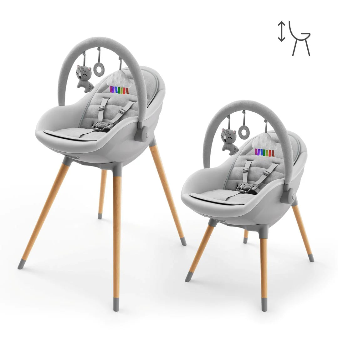 Silla de comer evolutiva 3 en 1 Fini Up Grey