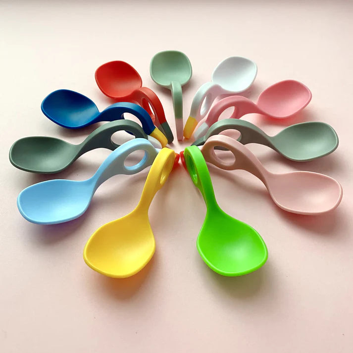 Set 2 cucharas ICan Blanca-Amarillo