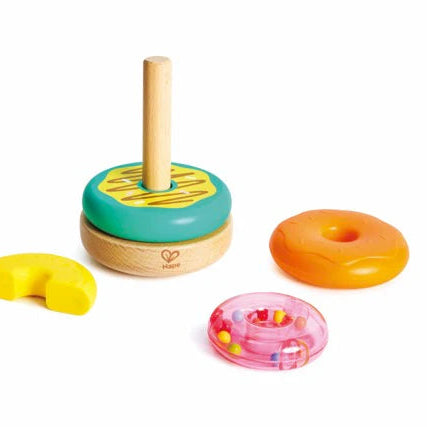 Juguete apilable de donuts
