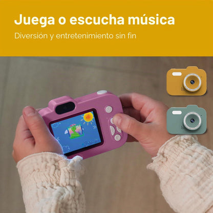 Cámara digital infantil de 48 MP Rosa