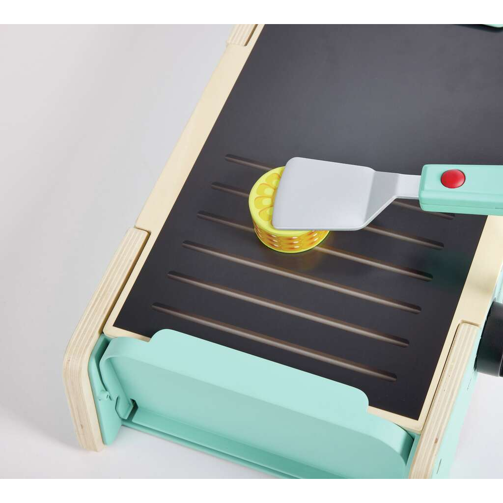 Juego de Plancha y Parrilla de Madera