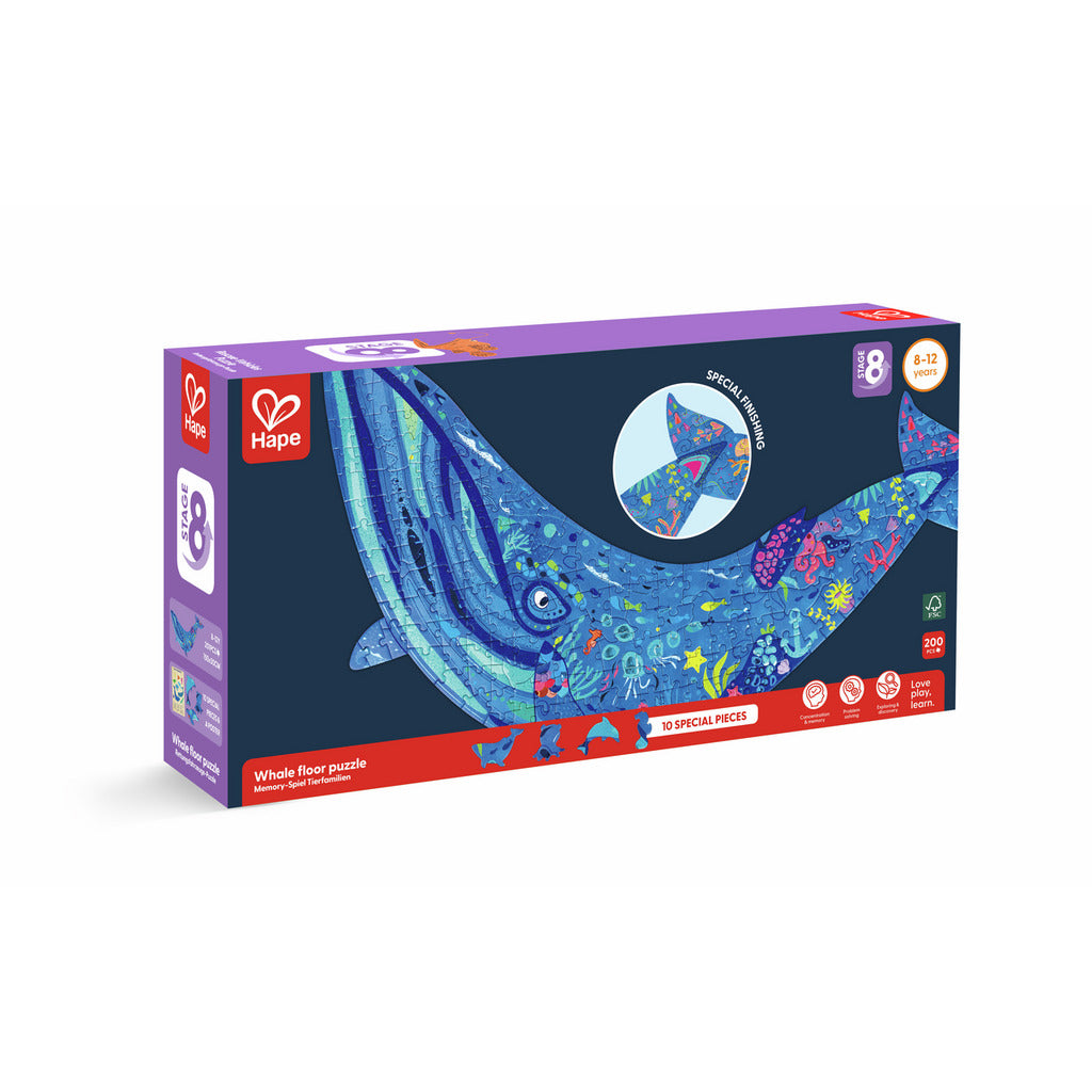 Puzzle Brillante de Ballena 200 pcs