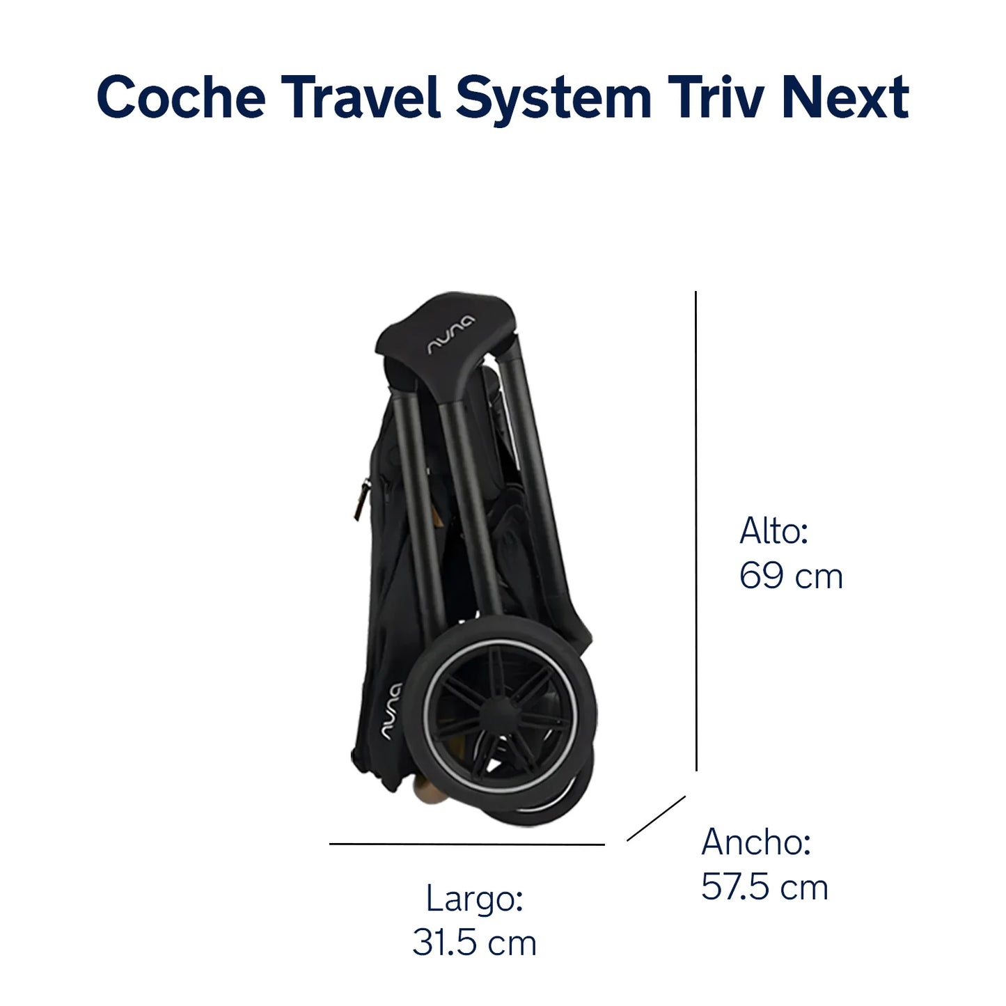 Coche de paseo Triv NEXT Negro
