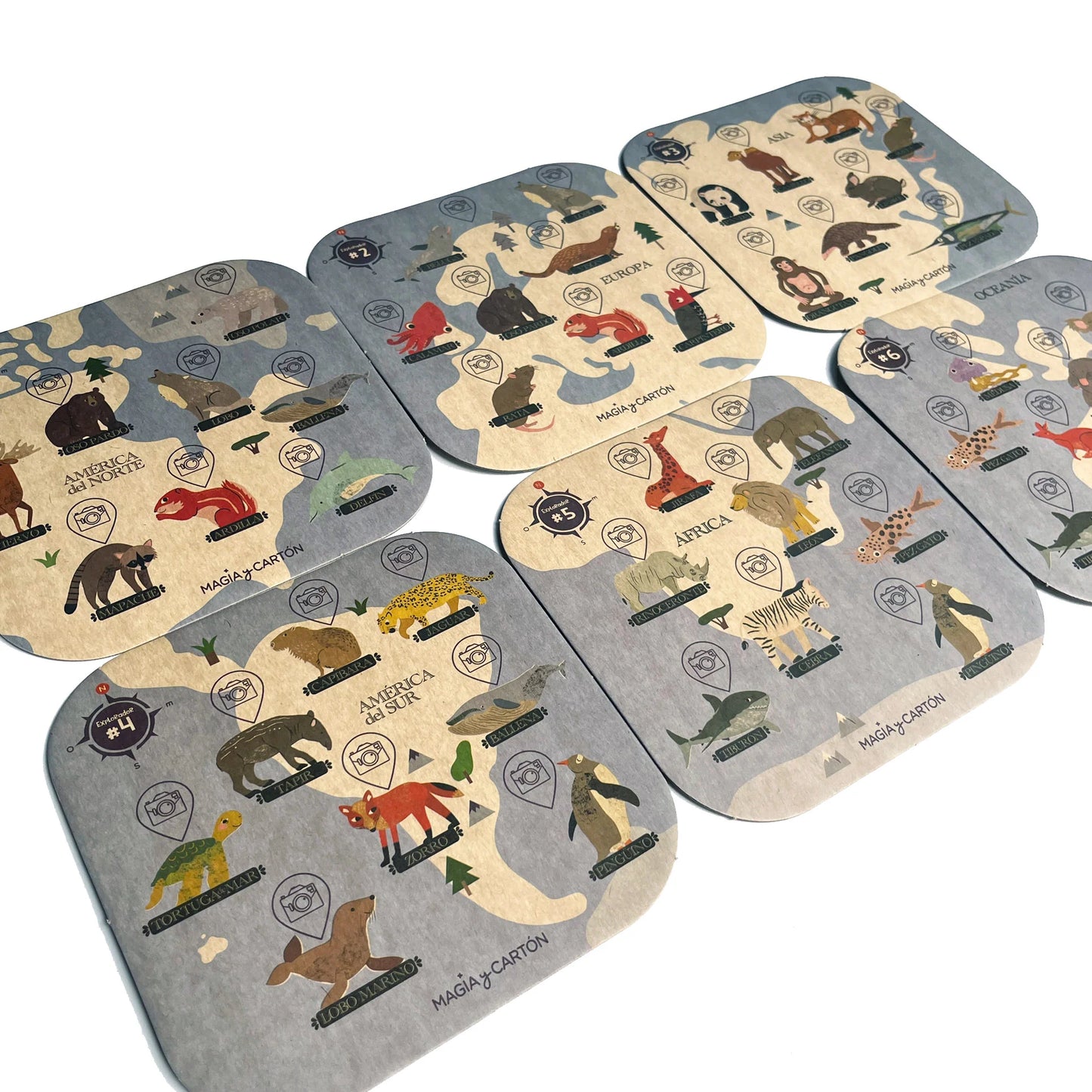 Bingo Animales del mundo