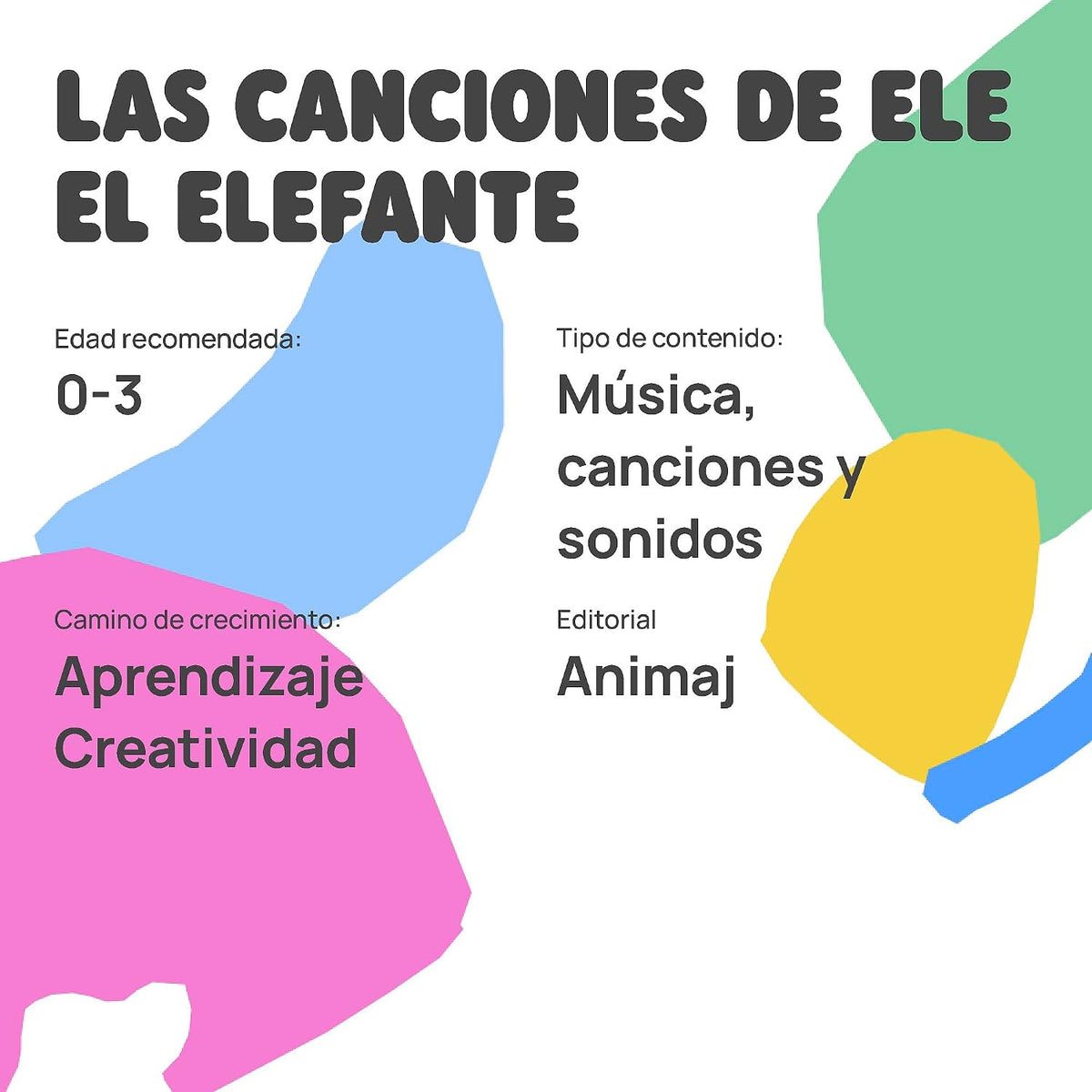 Personaje Sonoro para cuentacuentos Ele el Elefante