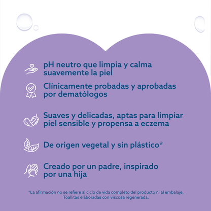 Toallitas húmedas WaterWipes Soothing 60 uns