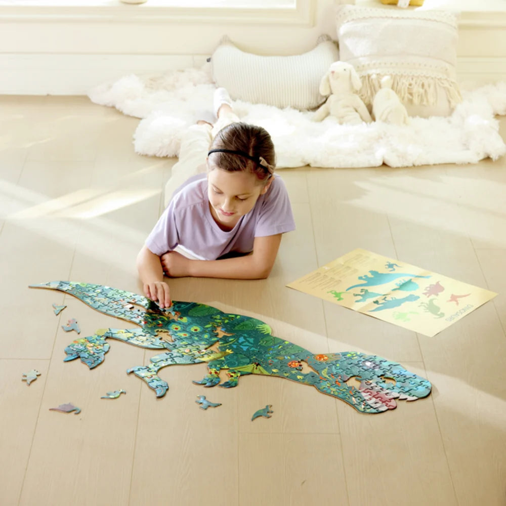 Puzzle Dinosaurio Brillante 200pcs