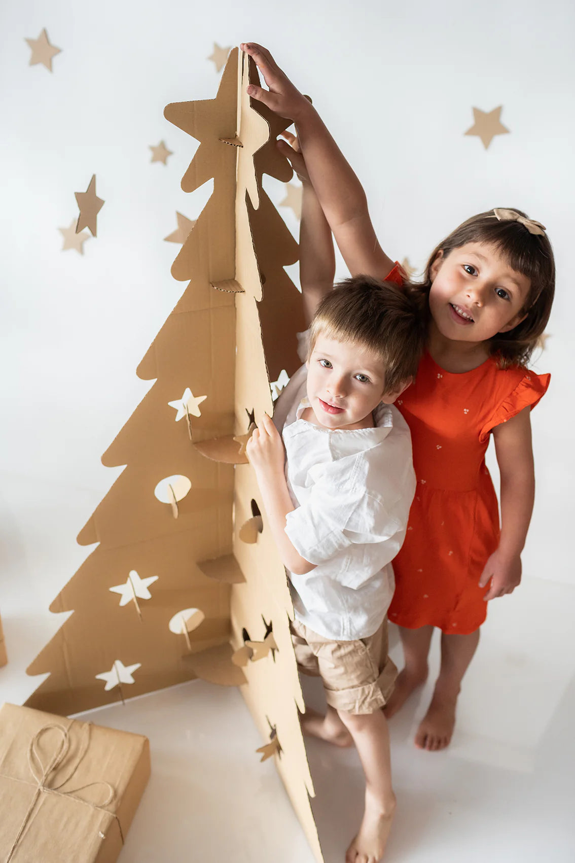 Árbol Navideño Grande de cartón