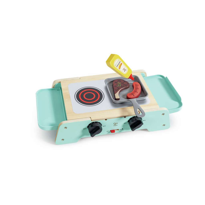 Juego de Plancha y Parrilla de Madera