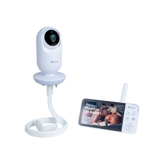 Monitor de Bebé con Cámara 360° y Visión Nocturna