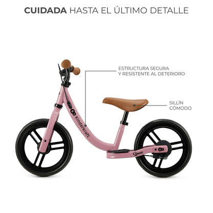 Bicicleta de Balance Space Rosa
