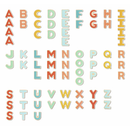 Letras Magnéticas Mayúsculas de madera