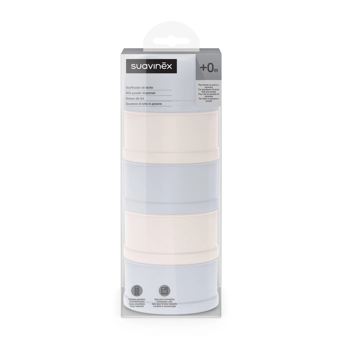 Dosificador de leche Celeste