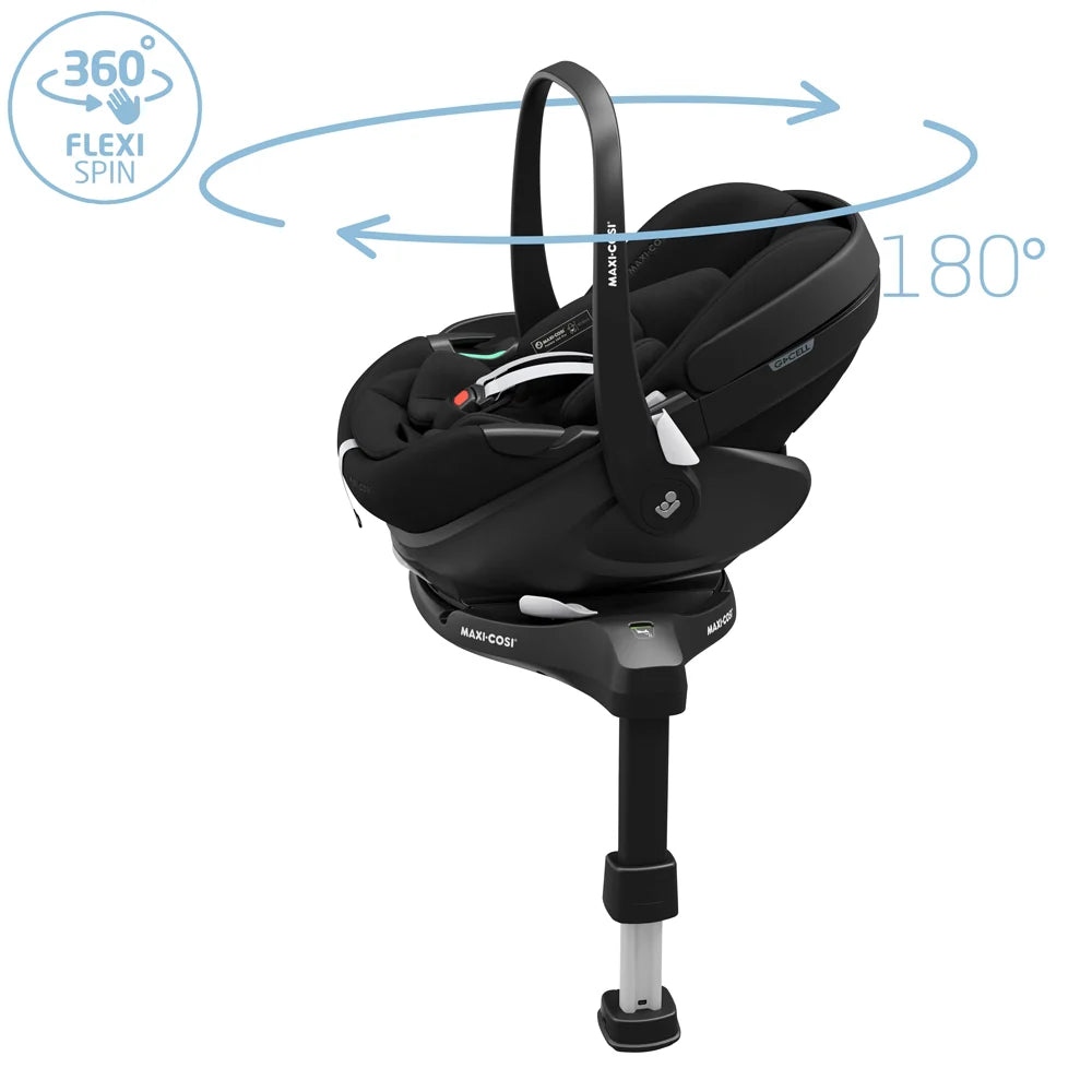 Silla de Auto Huevito Pebble 360 pro + Familyfix 360 Pro