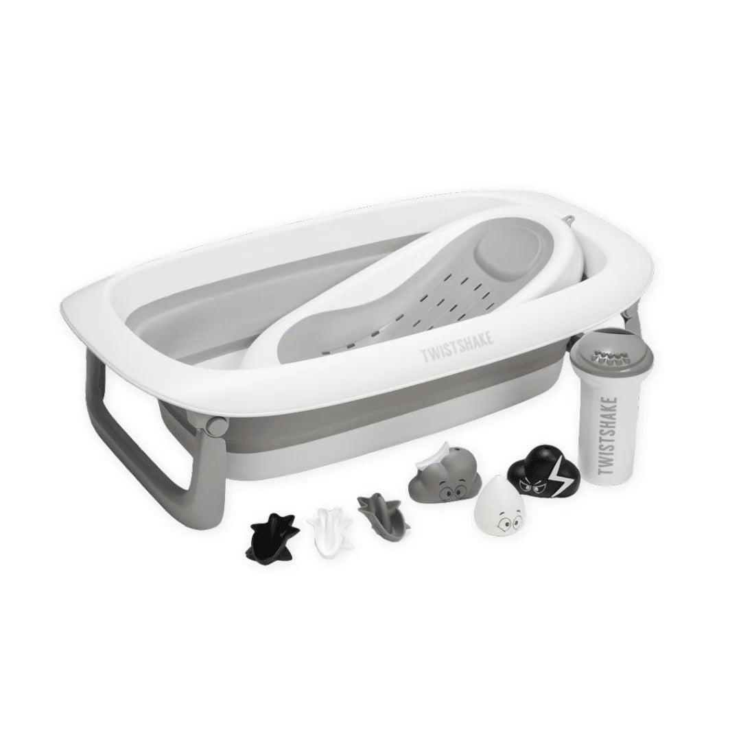 Bañera Pack de lujo para baño Gris-blanco