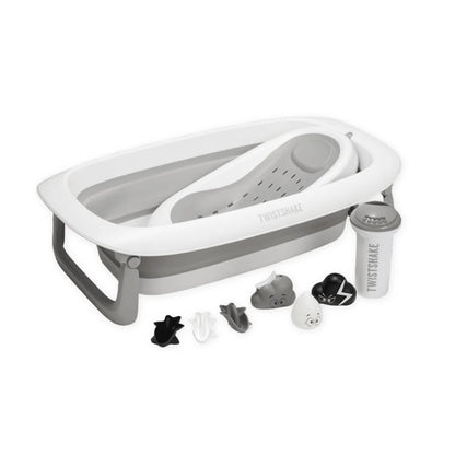 Bañera Pack de lujo para baño Gris-blanco