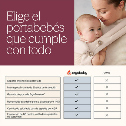 Portabebé Bandolera Upsie Pearl Grey