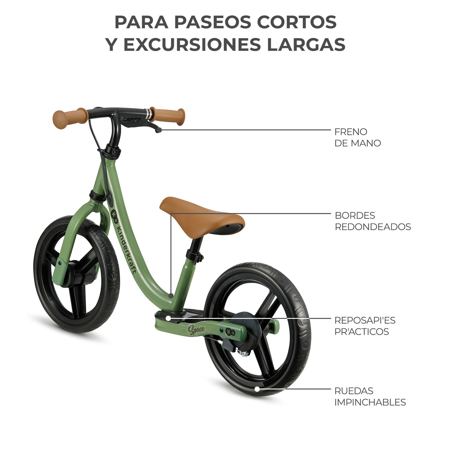 Bicicleta de Balance Space Verde