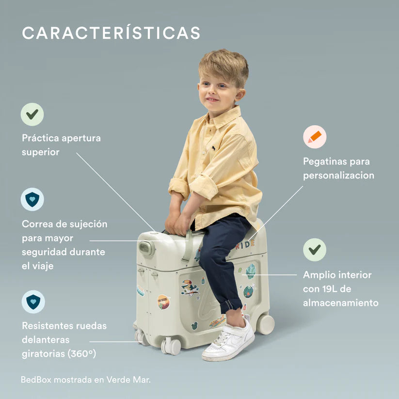 Maleta Cama Bedbox JetKids V4 Artic blue