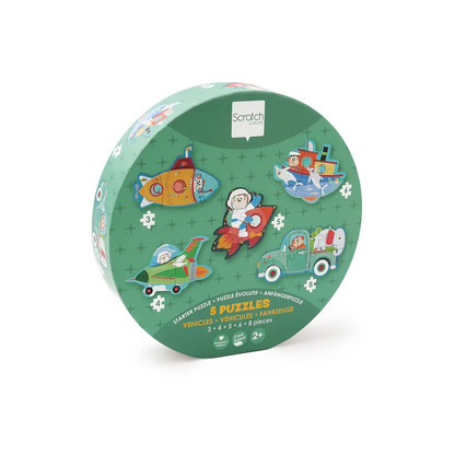 Puzzle Progresivo Vehiculos