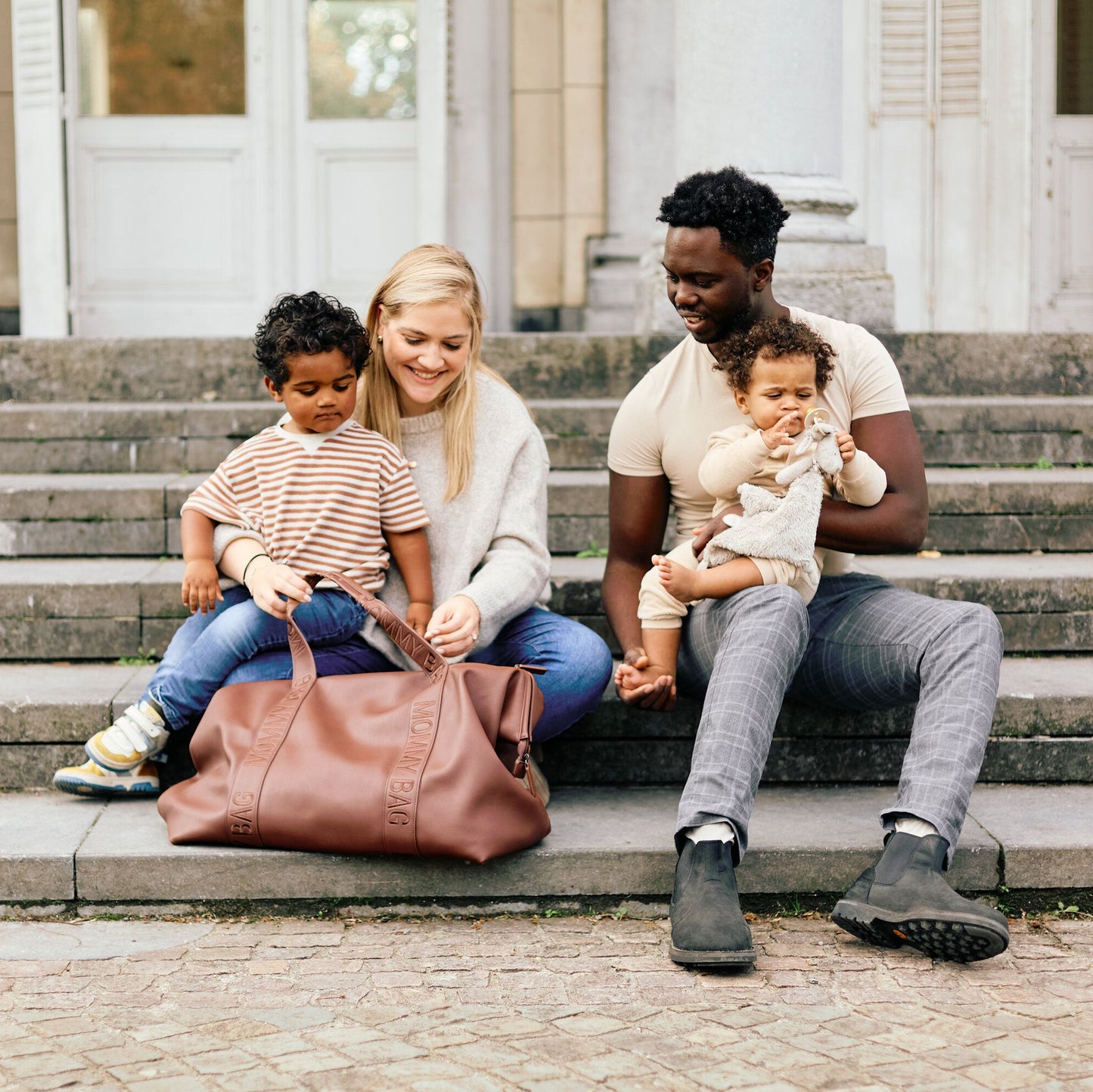 Bolso Maternal Mommy Bag Cuero vegano Marrón