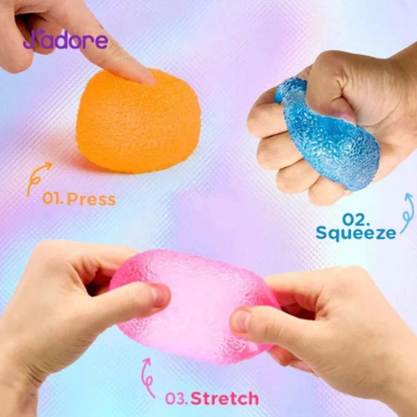 Squishy Antiestrés sensorial Heavy Gumdrop