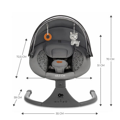 Silla Nido Mecedora Eléctrica Lumi 2