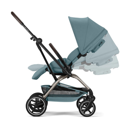 Coche Eezy S Twist +2 360° Stormy Blue TPE