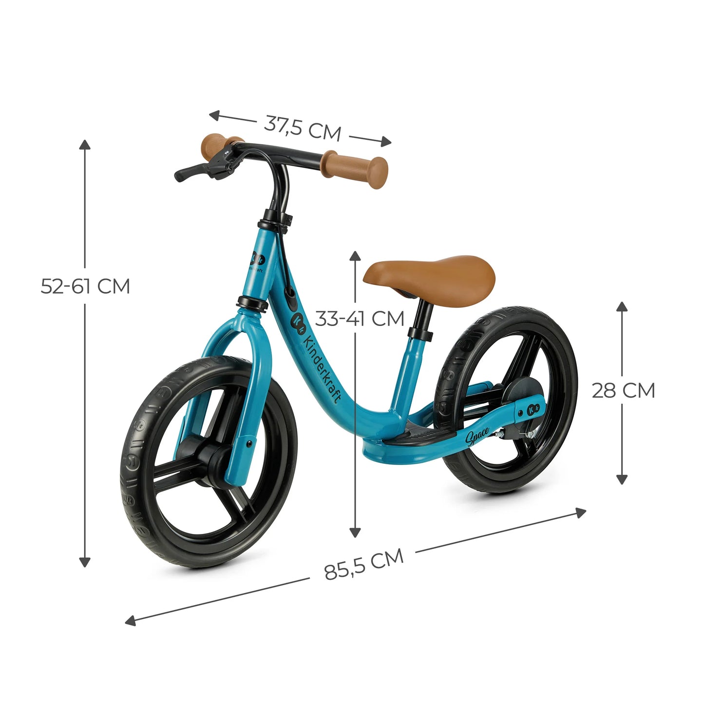 Bicicleta de Balance Space Azul
