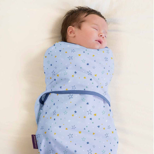 Manta de Arrullo Swaddle Celeste