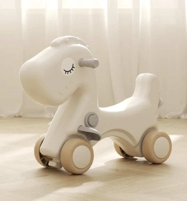 Pony 3 en 1 Blanco con Beige
