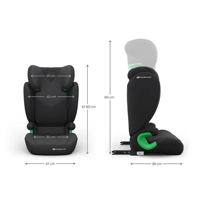 Silla de auto Butaca Junior 2 Plus i-Size Black