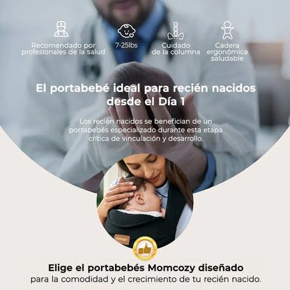 Portabebé Ergonómico WeeSnug Negro