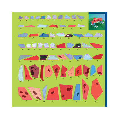 Paint by Stickers Animales de la selva