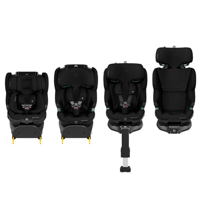 Silla de Auto Convertible Emerald 360° Pro Authentic Black