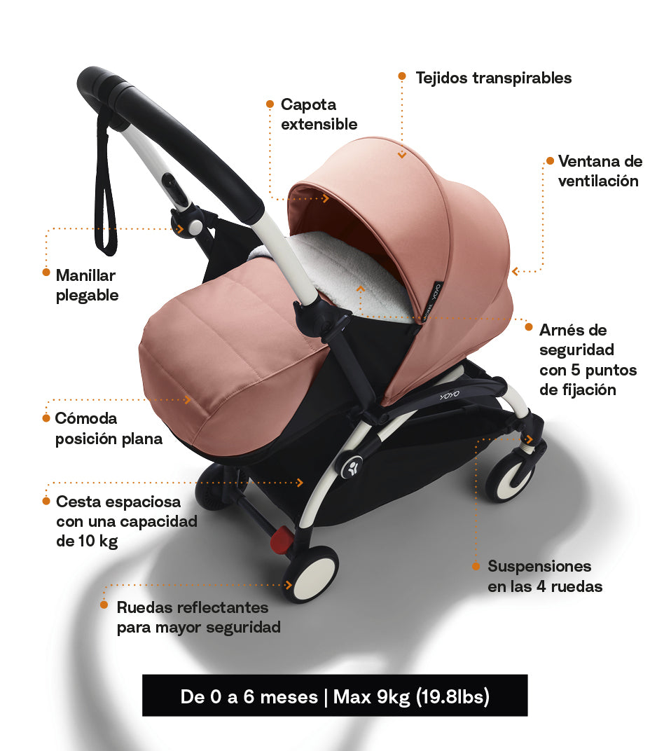 Moisés Newborn Pack Para Coche YOYO³ Ginger
