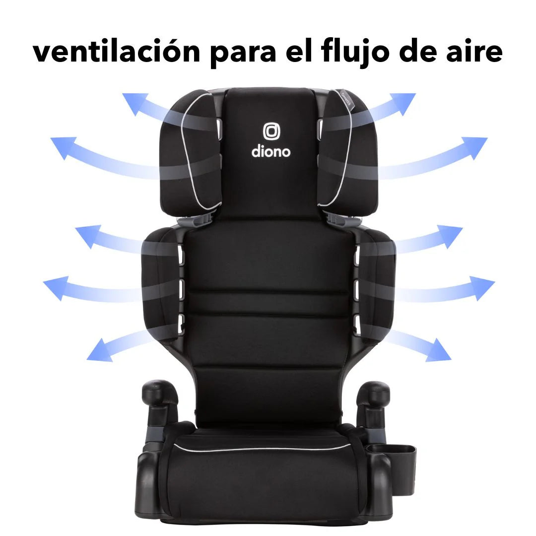 Butaca Connect3® RXT 2-in-1 High-Back Booster Black Storm