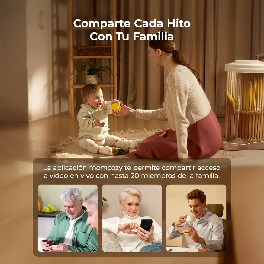 Cámara Adicional 1080p Full HD para Monitor de bebé BM04