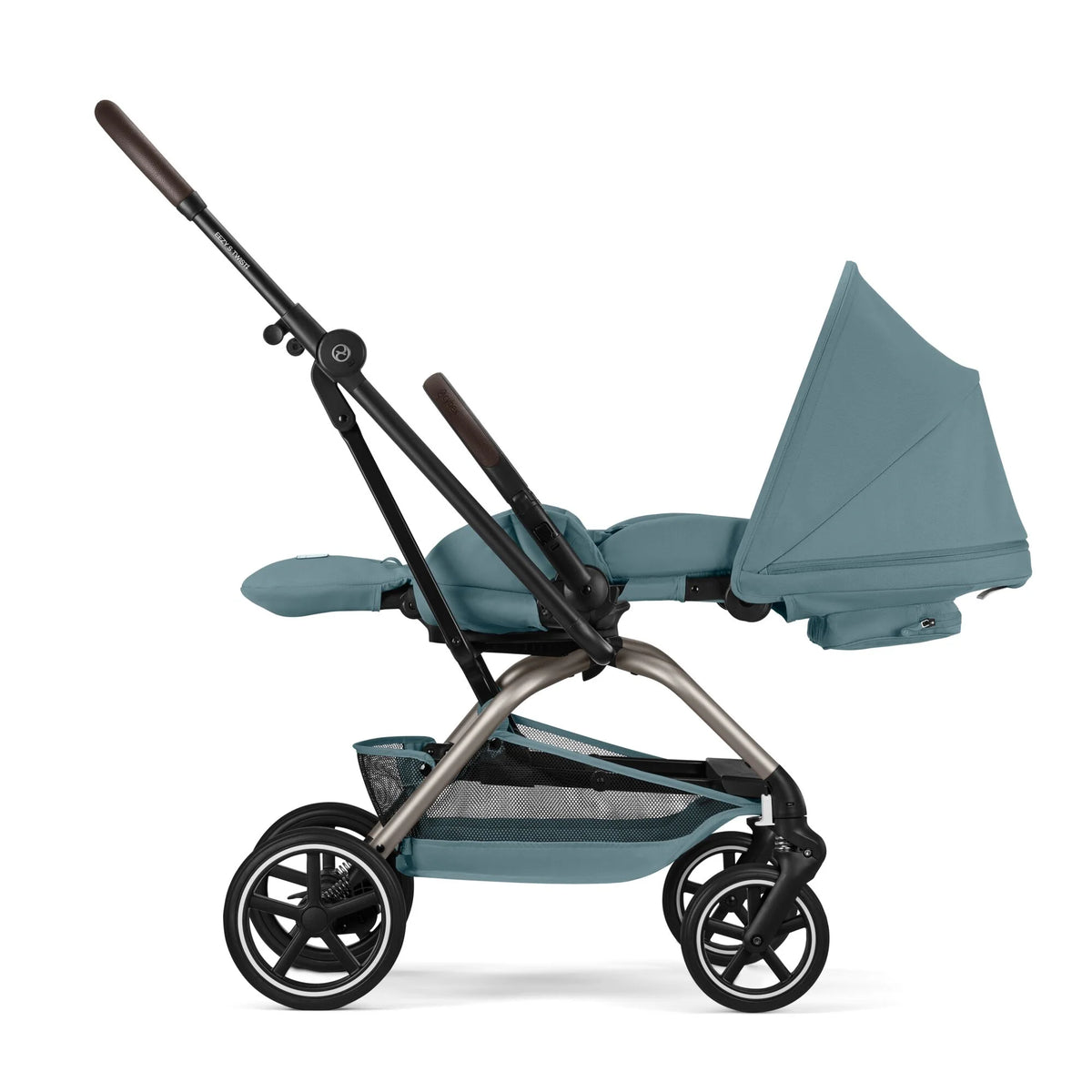 Coche Eezy S Twist +2 360° Stormy Blue TPE