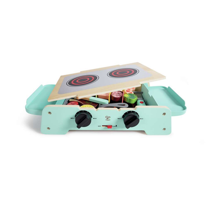 Juego de Plancha y Parrilla de Madera