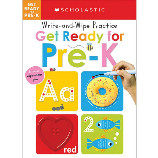 Libro escribe y borra Prepárate para Prekinder