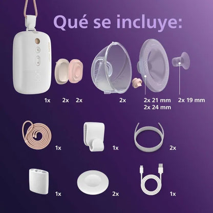 Extractor Eléctrico Doble Manos Libres Avent