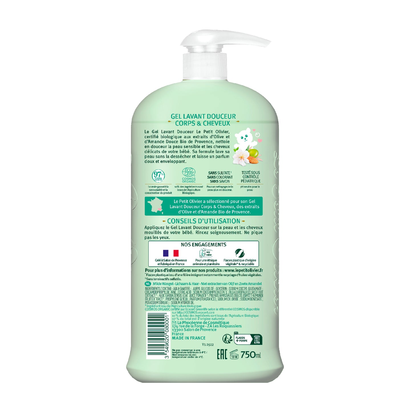 Gel de Baño Bebé Cuerpo y Cabello