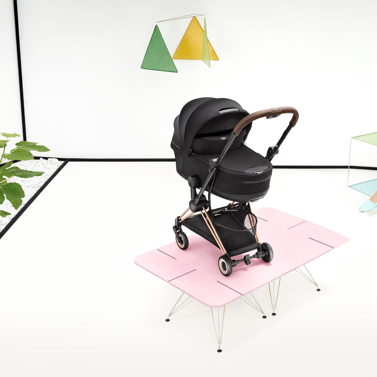 Coche de paseo Coya Style Collection Peach Pink