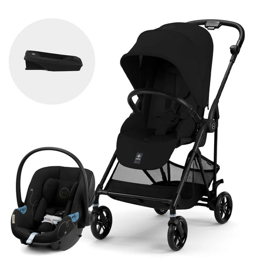 Combo Coche Orfeo + Aton G + Base Moon Black