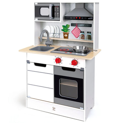 Cocina y parrilla con efectos de luz y sonido