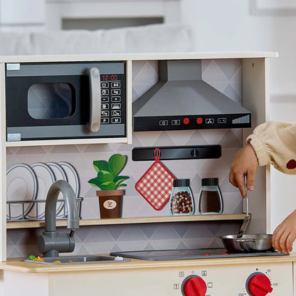 Cocina y parrilla con efectos de luz y sonido