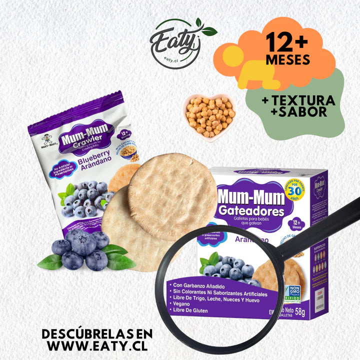 Galletas Baby MumMum Junior Arándanos