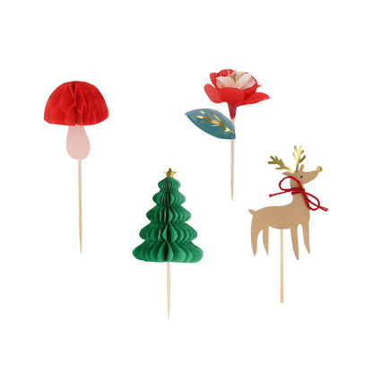 Kit para cupcakes figuras del bosque