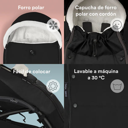Saco De Invierno Para Coche YOYO Negro
